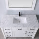 Altair Maribella 48" Single Bathroom Vanity Set in White and Carrara White Marble Countertop with Mirror  535048-WH-CA - Image 4