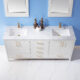 Altair Sutton 72" Double Bathroom Vanity Set in White and Carrara White Marble Countertop with Mirror  541072-WH-CA - Image 4