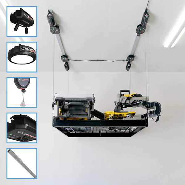 images 4' x 4' Platform Storage Lifter Bundle By SmarterHome - Image 1