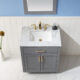 Altair Ivy 30" Single Bathroom Vanity Set in Gray and Carrara White Marble Countertop with Mirror 531030-GR-CA - Image 9