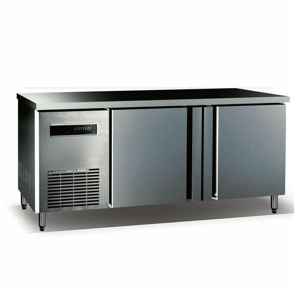 images Kings Bottle 59" Two Stainless Steel Door Back Bar Cooler-On Sale KBU380SD - Image 1
