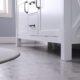 Altair Maribella 60" Double Bathroom Vanity Set in White and Carrara White Marble Countertop with Mirror 535060-WH-CA - Image 5