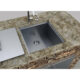 Sunstone Over/Under 20" x 12" Height Single Basin Sink with Cover B-SK20 - Image 5