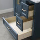 Altair Isla 36" Single Bathroom Vanity Set in Classic Blue and Carrara White Marble Countertop with Mirror  538036-CB-CA - Image 5