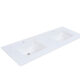 Altair 60" Stone effects Vanity Top in Snow White with White Sink 66061-CTP-SW - Image 5