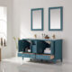 Altair Sutton 60" Double Bathroom Vanity Set in Royal Green and Carrara White Marble Countertop with Mirror  541060-RG-CA - Image 7