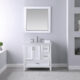 Altair Isla 36" Single Bathroom Vanity Set in White and Carrara White Marble Countertop with Mirror  538036-WH-CA - Image 5
