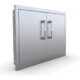 Sunstone Signature Series 30" Beveled Frame Double Access Door BA-DD30 - Image 5