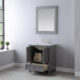 Altair Isla 30" Single Bathroom Vanity Set in Gray and Carrara White Marble Countertop with Mirror  538030-GR-CA - Image 5