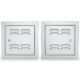 Sunstone Signature Series 12" x 12" Left Swing Utility Access Door Vented BA-VSDL12 - Image 5
