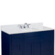 Altair 49" Stone effects Vanity Top in Jazz White with White Sink  62049-CTP-JW - Image 5