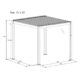 Bon Pergola 10' x 13' Villa Pergola - Motorization & Lighting included, Wall Mount, Dark Grey or White - Image 13