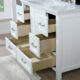 Altair Isla 42" Single Bathroom Vanity Set in White and Carrara White Marble Countertop with Mirror 538042-WH-AW - Image 5