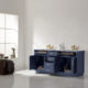 Altair Ivy 72" Double Bathroom Vanity Set in Royal Blue and Carrara White Marble Countertop with Mirror  531072-RB-CA - Image 5