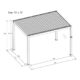 Bon Pergola 10' x 13' Villa Pergola - Motorization & Lighting included, Wall Mount, Dark Grey or White - Image 6