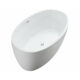 Altair Jolie 55" x 32" Freestanding Soaking Acrylic Bathtub 51055-BAT-WH-F - Image 5