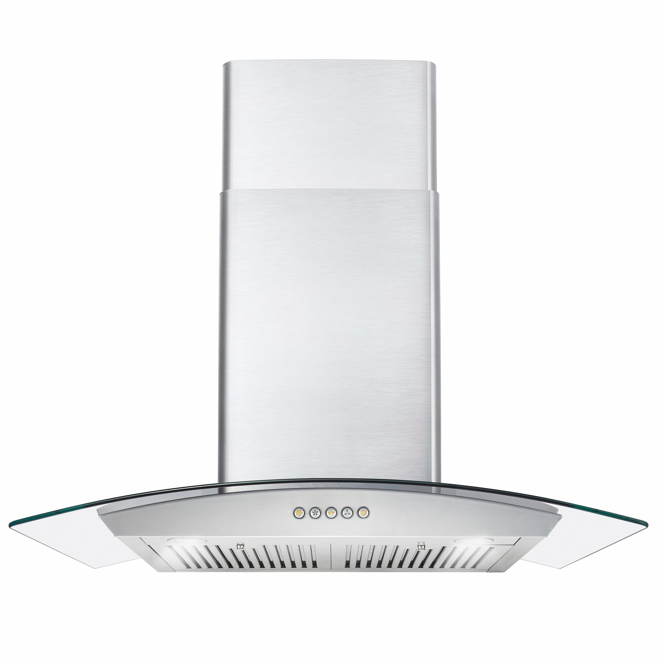 images Cosmo 30'' Ducted Wall Mount Range Hood in Stainless Steel with LED Lighting and Permanent Filters COS-668A750 - Image 1