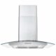 Cosmo 30" Ductless Wall Mount Range Hood in Stainless Steel with LED Lighting and Carbon Filter Kit for Recirculating COS-668A750-DL