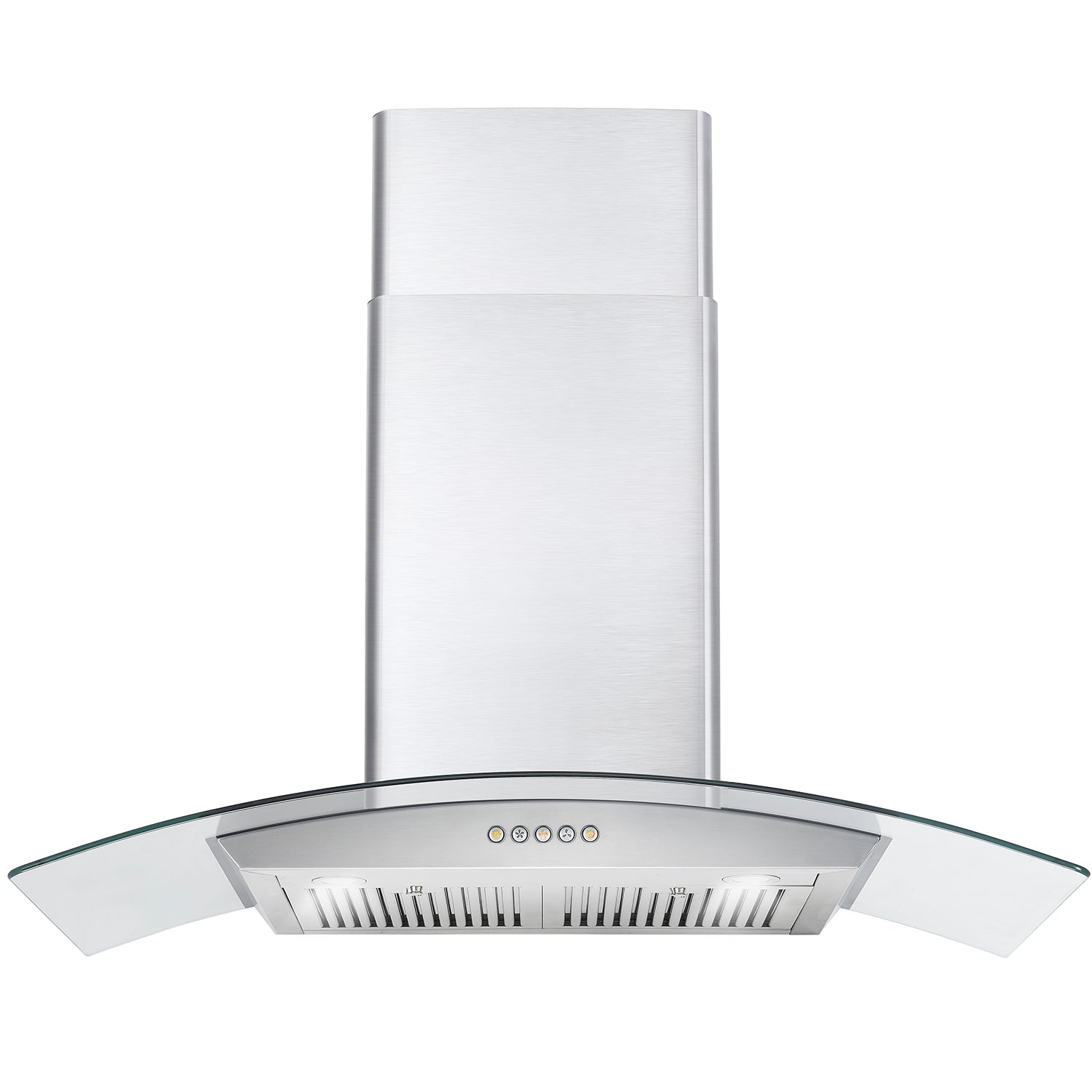 images Cosmo 36" Ducted Wall Mount Range Hood in Stainless Steel with LED Lighting and Permanent Filters COS-668A900 - Image 1