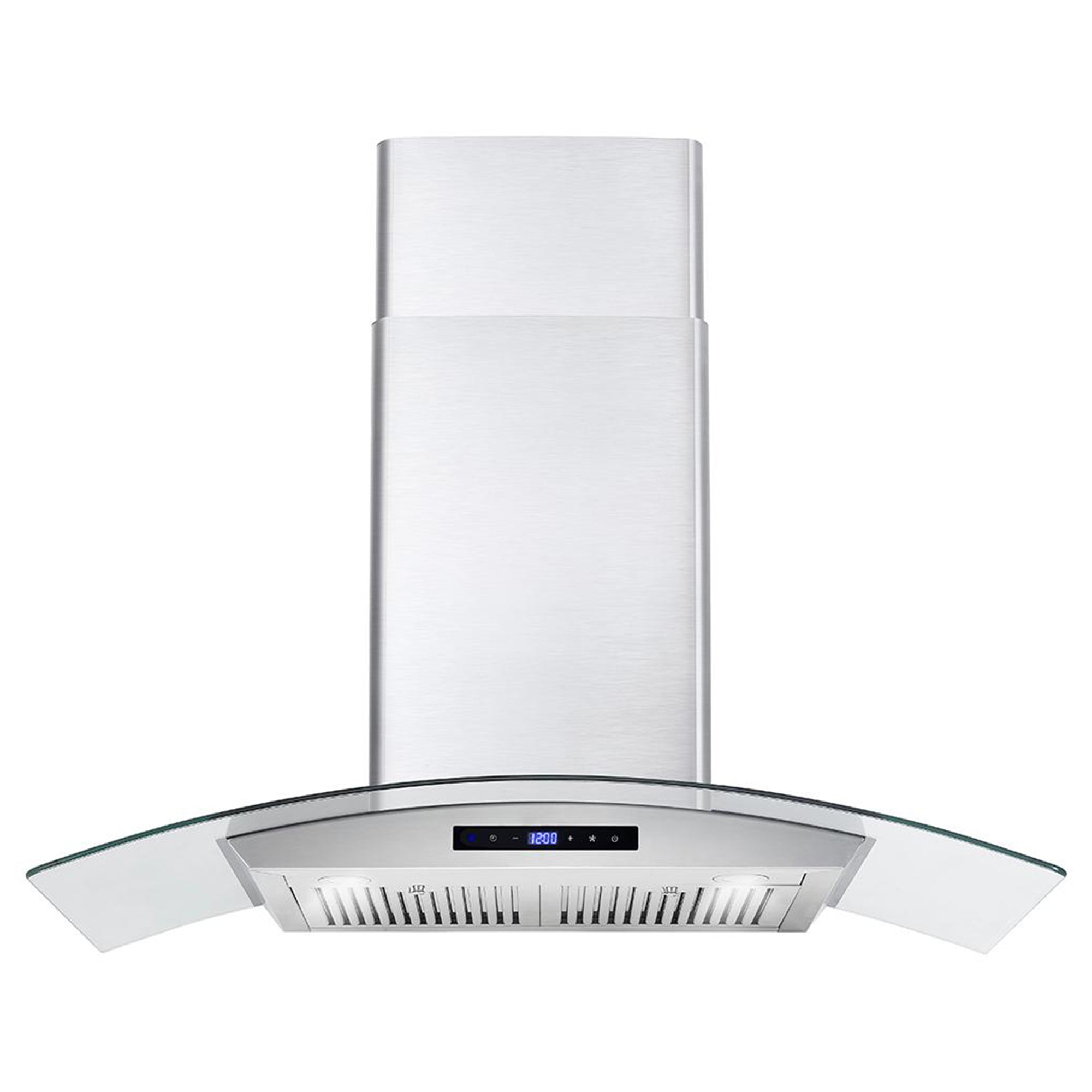 images Cosmo 36'' Ducted Wall Mount Range Hood in Stainless Steel with Touch Controls, LED Lighting and Permanent Filters COS-668WRCS90 - Image 1