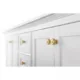 Ancerre Audrey 72" Bathroom Vanity Set in White with 24" Mirrors VTSM-AUDREY-72-W-CW-GD - Image 6