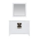 Altair Kinsley 48" Single Bathroom Vanity Set in White and Carrara White Marble Countertop with Mirror 536048-WH-CA - Image 6