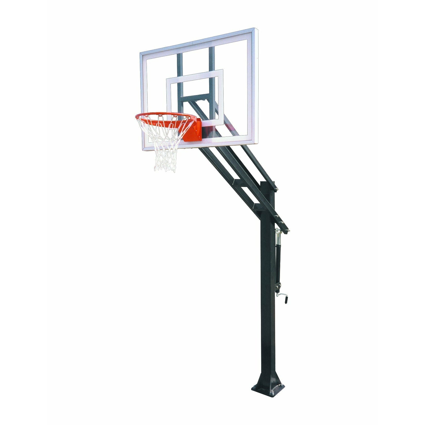 images First Team Force Pro In Ground Adjustable Basketball System - Image 1