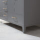 Altair Sutton 60" Double Bathroom Vanity Set in Gray and Carrara White Marble Countertop with Mirror  541060-GR-CA - Image 6