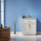 Altair Ivy 30" Single Bathroom Vanity Set in White and Carrara White Marble Countertop with Mirror 531030-WH-CA - Image 6