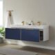Vinnova Alicante 60" Vanity in Classic Blue with White Sintered Stone Countertop and undermount sink With Mirror  701460-CB-SMB - Image 14