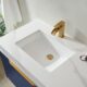 Vinnova Alicante 60" Vanity in Classic Blue with White Sintered Stone Countertop and undermount sink With Mirror  701460-CB-SMB - Image 17