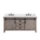 Vinnova Cortes 72" Double Sink Bath Vanity in Classical Grey with  White Composite Countertop and Mirror  701772-CR-WS - Image 12