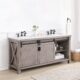 Vinnova Cortes 72" Double Sink Bath Vanity in Classical Grey with  White Composite Countertop and Mirror  701772-CR-WS - Image 17