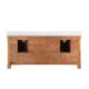 Vinnova Cortes 72" Double Sink Bath Vanity in Weathered Pine with White Composite Countertop and Mirror  701772-WP-WS - Image 10