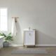 Vinnova Granada 24" Vanity in White with White Composite Grain Stone Countertop With Mirror  736024-WH-GW - Image 19