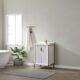 Vinnova Granada 24" Vanity in White with White Composite Grain Stone Countertop With Mirror  736024-WH-GW - Image 18