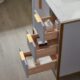 Vinnova Granada 36" Vanity in Paris Grey with White Composite Grain Stone Countertop With Mirror  736036-PG-GW - Image 19