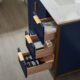 Vinnova Granada 36" Vanity in Royal Blue with White Composite Grain Stone Countertop With Mirror  736036-RB-GW - Image 13