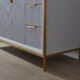 Vinnova Granada 48" Vanity in Paris Grey with White Composite Grain Stone Countertop With Mirror  736048-PG-GW - Image 17