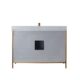 Vinnova Granada 48" Vanity in Paris Grey with White Composite Grain Stone Countertop With Mirror  736048-PG-GW - Image 19