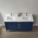 Vinnova Granada 60" Vanity in Royal Blue with White Composite Grain Stone Countertop With Mirror  736060-RB-GW - Image 15
