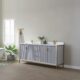 Vinnova Granada 72" Vanity in Paris Grey with White Composite Grain Stone Countertop With Mirror  736072-PG-GW - Image 20