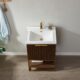 Vinnova Donostia 24" Vanity in Walnut with Ceramic under-mount Sink With Mirror 737024-NLW-WH - Image 15