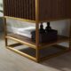 Vinnova Donostia 24" Vanity in Walnut with Ceramic under-mount Sink With Mirror 737024-NLW-WH - Image 17