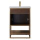 Vinnova Donostia 24" Vanity in Walnut with Ceramic under-mount Sink With Mirror 737024-NLW-WH - Image 10