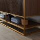 Vinnova Donostia 60" Vanity in Walnut with Grey Composite Armani limestone board stone countertop With Mirror  737060-NLW-ALB - Image 16
