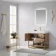 Vinnova Alistair 36" Single Vanity in North American Oak with White Grain Stone Countertop With Mirror  789036-NO-GW - Image 4