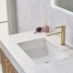 Vinnova Alistair 36" Single Vanity in North American Oak with White Grain Stone Countertop With Mirror  789036-NO-GW - Image 8