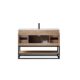 Vinnova Alistair 48B" Single Vanity in North American Oak with White Grain Stone Countertop With Mirror  789048B-NO-GW - Image 18