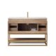 Vinnova Alistair 48" Single Vanity in North American Oak with White Grain Stone Countertop With Mirror  789048-NO-GW - Image 10